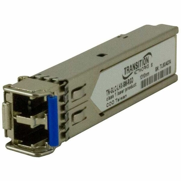 Transition Networks TRANSCEIVER- SFP, CC, 1000BASE-LX, 1310NM, SM LC, 40KM, 3.3V, DMI, -40 - 85C TN-GLC-LHX-SM-RGD - main