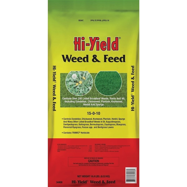Hi-Yield 14.4 Lb. 15-0-10 Weed & Feed 34408 - main