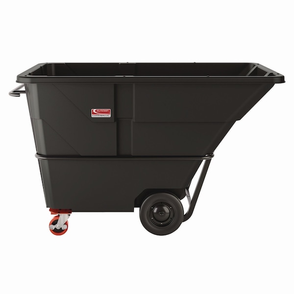 Suncast Commercial Heavy Duty Tilt Truck, 2 cu yd, Forkliftable Frame, 2,300 lb Capacity, Black/Red RMTTHD200 - main