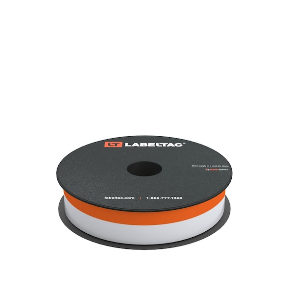 Labeltac Printable Cable Wraps 1in x 70ft, 0.25in Printable LT4/LTPX, Orange LT106WW - main