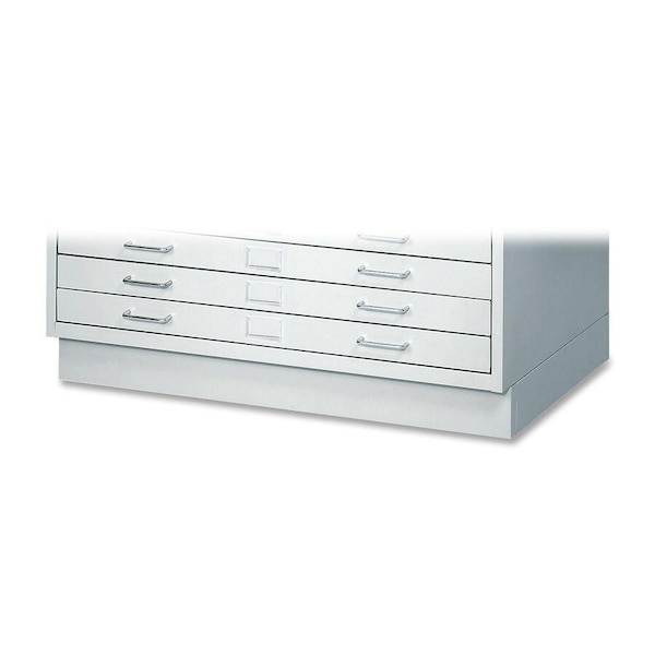 Safco 40-1/4" W Low Base for Flat File Small, Light Gray 4970LG - main