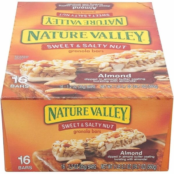 Nature Valley Sweet Salty Nut Bars, Beige, 16PK GNMSN42068 - main