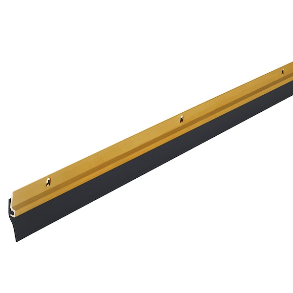 M-D Building Products 36 in. Gold Aluminum and Vinyl Standard Screw-on Door Sweep 05702 - main