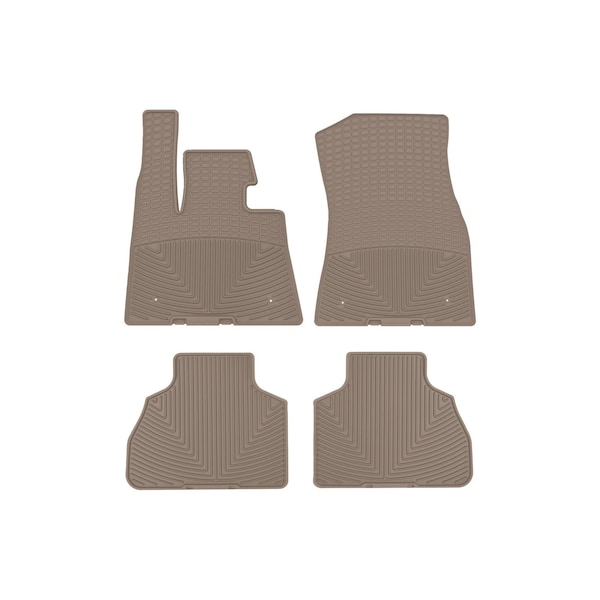 Weathertech Tan, Front and Rear All Weather Floor Mats W565TN-W638TN - main