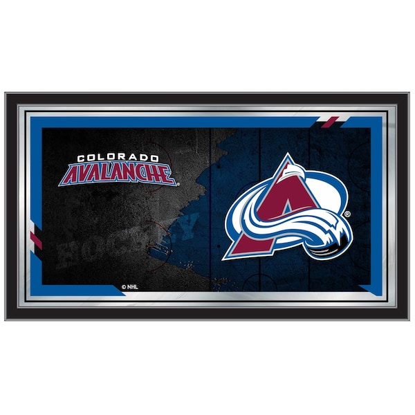 Holland Bar Stool Co Colorado Avalanche 15" x 26" Hockey Collector Mirror by Holland Bar Stool Company MColColAva - main