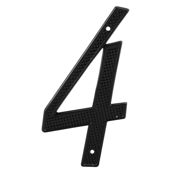 Primeline Tools 4 in. House Number 4, Diecast, Black Finish, PK2 MP4114 - main