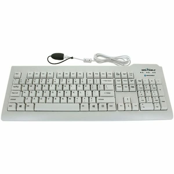 Sealshield SILVER SEAL MEDICAL GRADE KEYBOARD BACKLIT- QUICK CONNECT DISHWASHER SAFE & ANTI SSWKSV207G - main