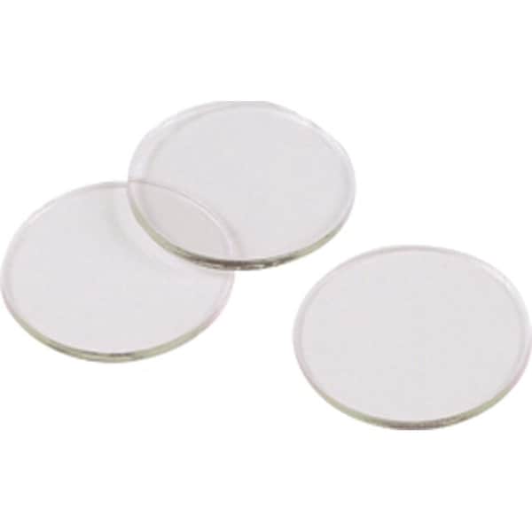 Shepherd Hardware Furniture Disc, Vinyl, Clear, 3/4 in Dia, Round 9966 - main
