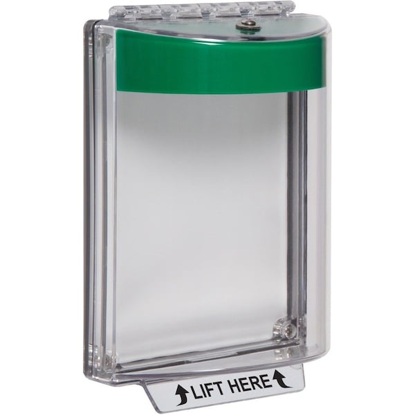 Safety Technology International Universal Stopper Cover, Polycarbonate, Flush Mount, 5 1/2 in W x 8 1/8 in H x 2 5/8 in D STI-13020NG - main