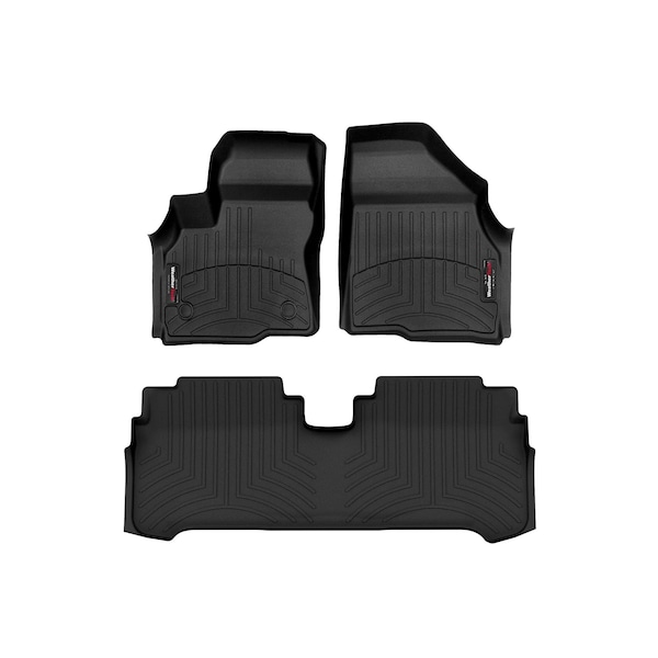 Weathertech Black, Front and Rear Floorliners 441170-1-3 - main