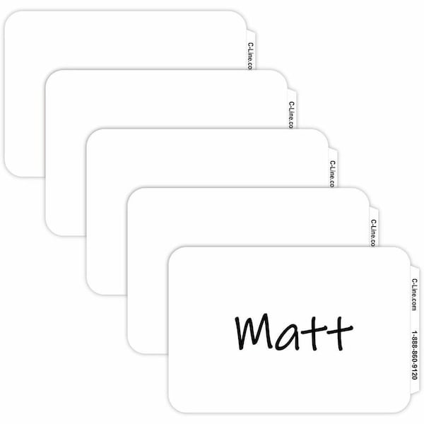 C-Line Products Plain Name Badge, 3-1/2x2-1/4in, 100PK 92277 - main