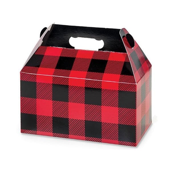 Nashville Wraps Buffalo Plaid Red Black Gable Box, 9.5x5x5, 6PK BPCGB - main