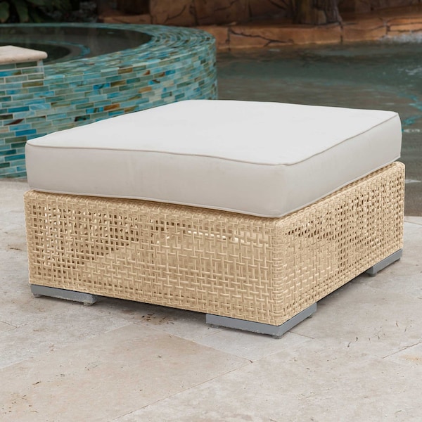 Panama Jack Outdoor Panama Jack Austin Ottoman PJO-3801-NAT-O - main