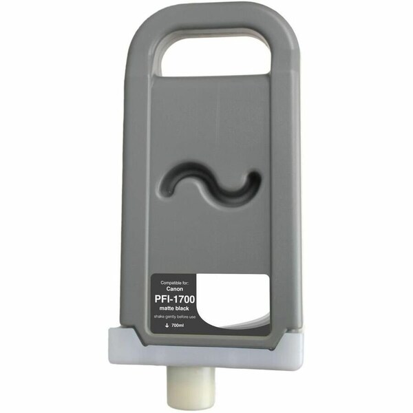 Cig WF Non-OEM New Matte Black Wide Format Ink Cartridge for Canon PFI-1700 WCPFI1700MB - main