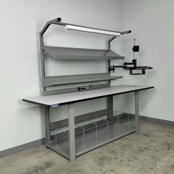 Stackbin Packing Work Bench, 96" W, 1000 lb. 4-8XPACK-9T-BL - main