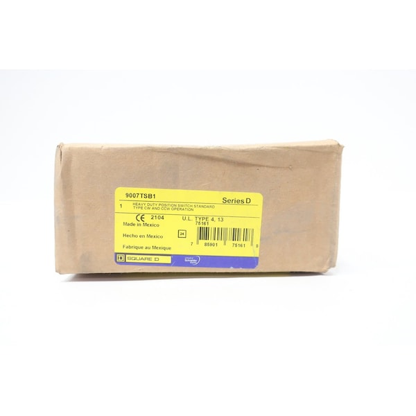Square D HEAVY DUTY LIMIT SWITCH 600V-AC 9007TSB1 - main