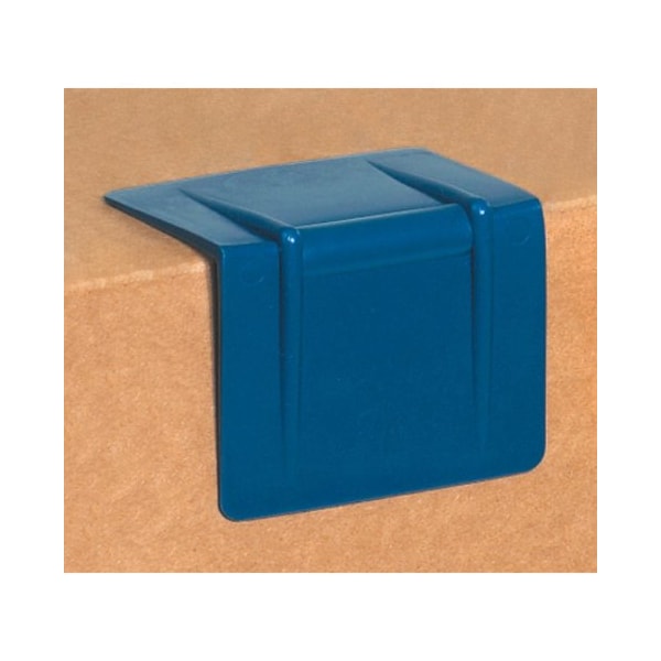 Partners Brand Plastic Strap Guards, 2 1/2" x 2", Blue, PK1000 SPP252B - main