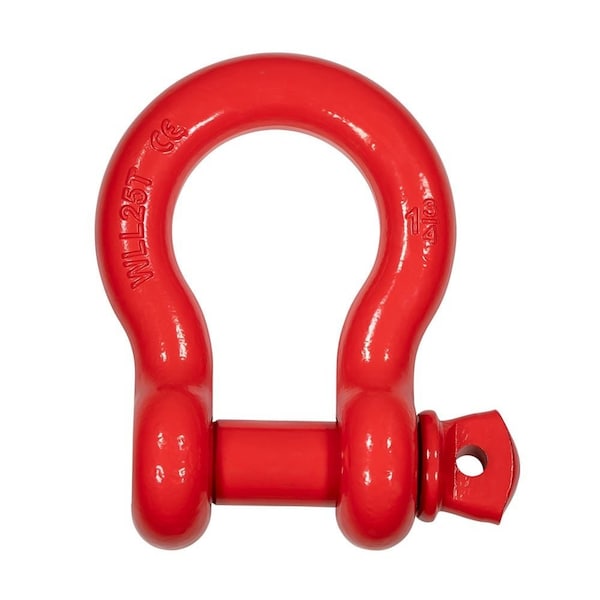 Mytee Products 1-3/4in Anchor Shackle Forged Carbon Steel w/ Alloy Screw Pin WLL 25 Tons SHACKLE-ANCHOR-SP-134 - main