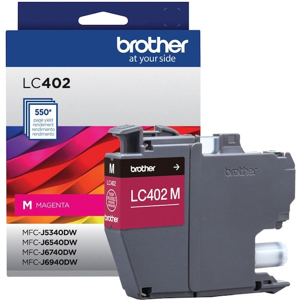 Brother Standard Yield Magenta Ink Cartridge LC402MS - main