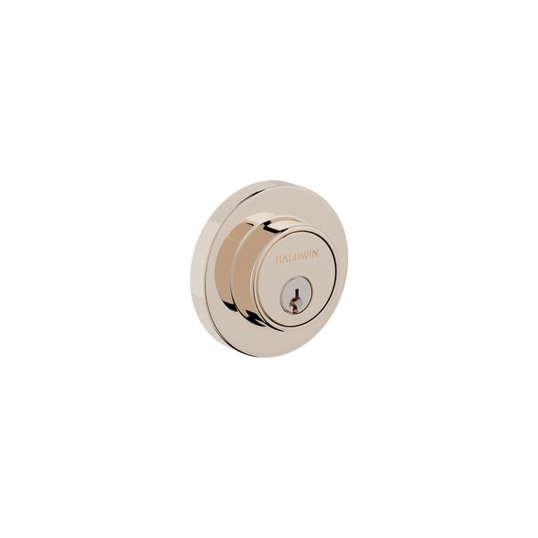 Baldwin Proximity Deadbolts Single Cylinder Lifetime Bright Nickel 8244LL055BT - main