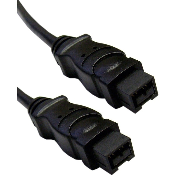 Cable Wholesale Firewire 800 9 Pin cable, Black, IEEE-1394b, 10 foot 10E3-99010BK - main