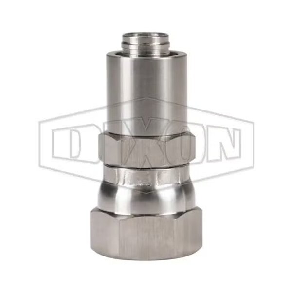 Dixon Crimp Collar, 3/8 in, Female JIC Swivel, 304 SS, Domestic FJS-06-06 - main