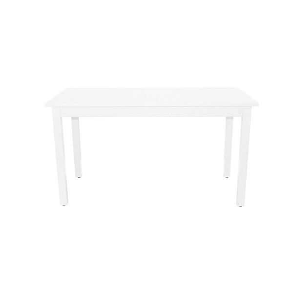 Homeroots 48" White Solid Wood Dining Table 548868 - main