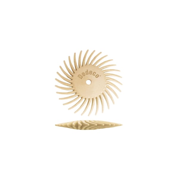 Dedeco SUNBURST 5/8" TC KNIFE-EDGE DMD TAN 400 GRIT, 12PK 1193 - main