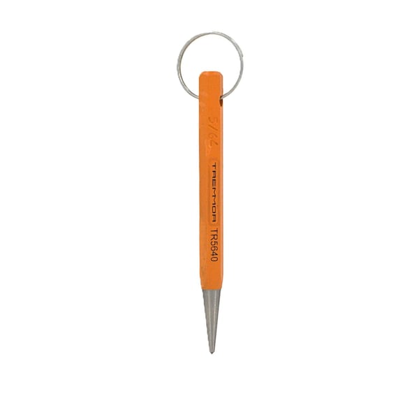 Tremmor Center Punch 5/64in, 3 1/2in Length, Lanyard Ring TR5640 - main