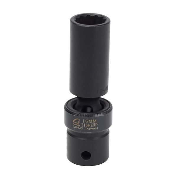 Sunex 1/2 in Dr 16Mm 12Pt Mc Dp Ul Soc 216MZUD - main