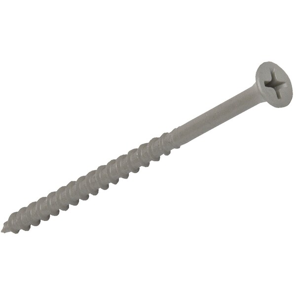 Do It Best PrimeGuard No, 8 x 2-1/2'' Phillips Gray Wood Deck Screw, 1825 Ct. DIB200556 - main