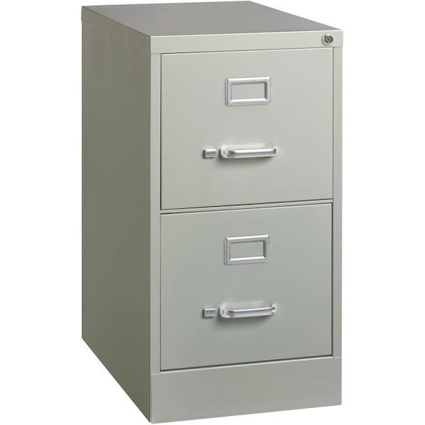 Lorell 15" W Lorell Metal Vertical File, Light Gray LLR42292 - main