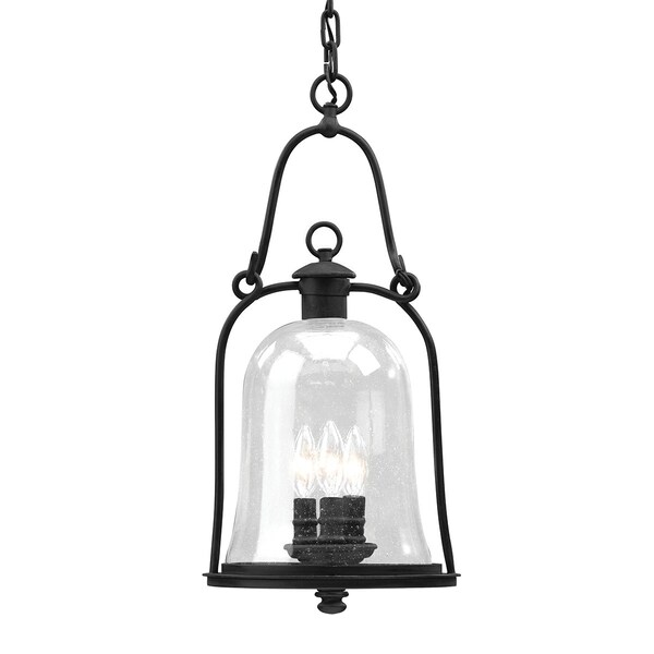 Troy Lighting Owings Mill 3 Light Lantern 10 In. Textured Black F9467-TBK - main