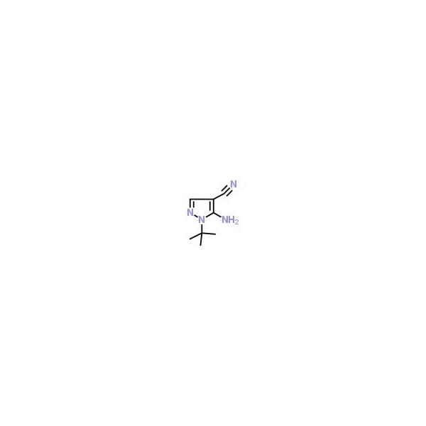 Ak Scientific 5-Amino-1-(t-butyl)pyrazole-4-carbonitrile (5g), CAS 158001-28-6 C016-5g - main