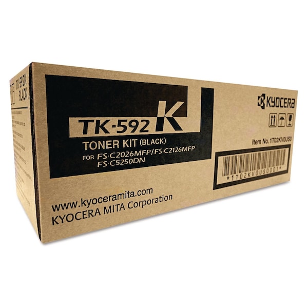 Kyocera Toner Cartridge, 5000 Page-Yield, Black TK592K - main