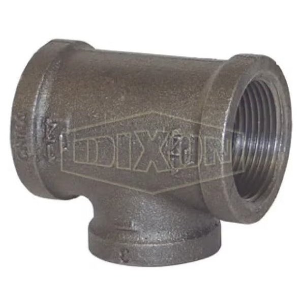 Dixon Reducing Tee, 1 x 1 x 1/2 in, FNPT, Iron FRT1050 - main