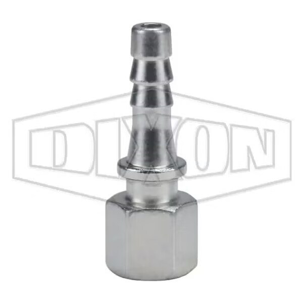 Dixon 3500 Nipple, 3/8 In, Fnpt x Hose Shank, Steel, Zinc Plated, Domestic 3546 - main