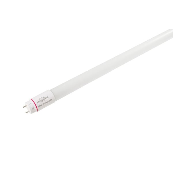 Keystone 14.5W LED T8 Tube, TRIAC Dimmable, Shatter-Proof Coated Glass, 4, 5000K, 120V Input, Direct Drive KT-LED14.5T8-48GC-850-D-FDIM-CP - main