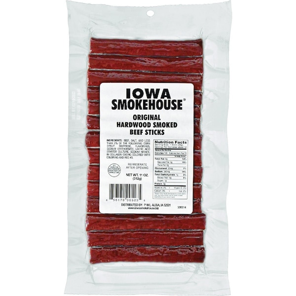 Iowa Smokehouse 11 Oz. Original Smoked Meat Sticks Jerky is-mb11 - main
