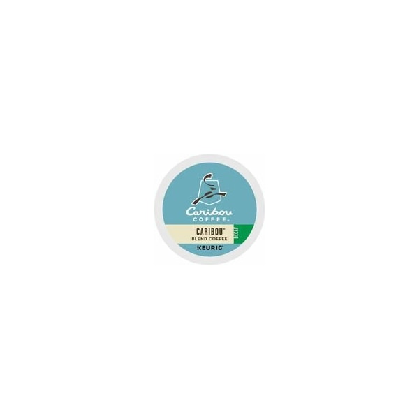 Caribou Coffee K-Cup Caribou Blend Decaf Coffee, Compatible with Keurig Brewer, Medium, K-Cup, Decaffeinated, 24PK 5000330137 - main