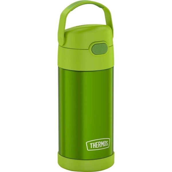 Thermos 12-Ounce FUNtainer Vacuum-Insulated Stainless Steel Bottle (Lime) F4100LM6 - main