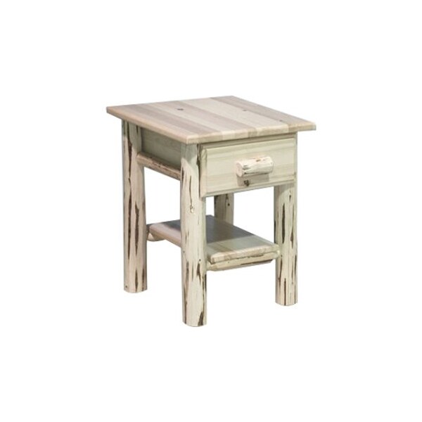 Montana Woodworks MWND Nightstand with Drawer and Shelf - Ready To Finish MWND - main