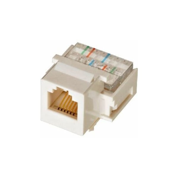 Steren Keystone Modular Jack 6C 6x6 RJ12 White 310-106WH - main