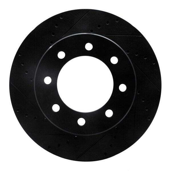 Dynamic Friction Co DFC Brake Rotor - Drilled and Slotted - Black 633-40110L - main