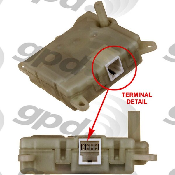 Global Parts Distributors HVAC Actuator 1712304 - main