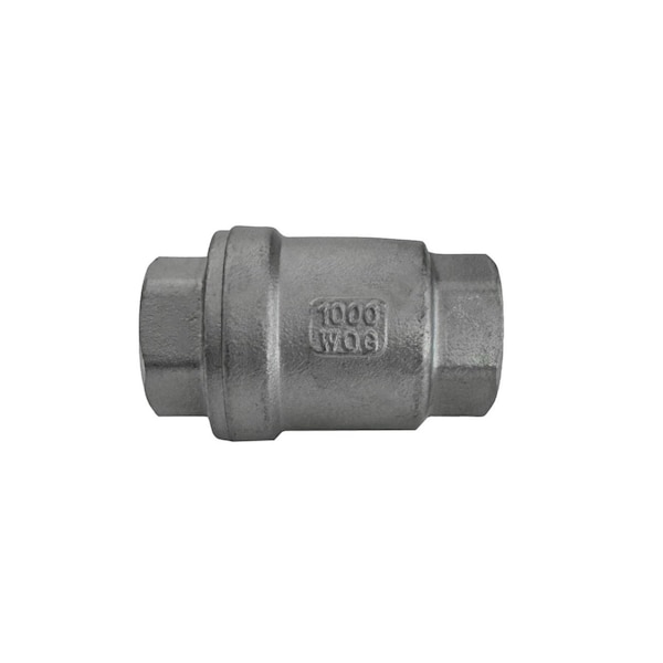 Discover 3/4 in. Stainless Steel Spring Check Valve 102659 - main
