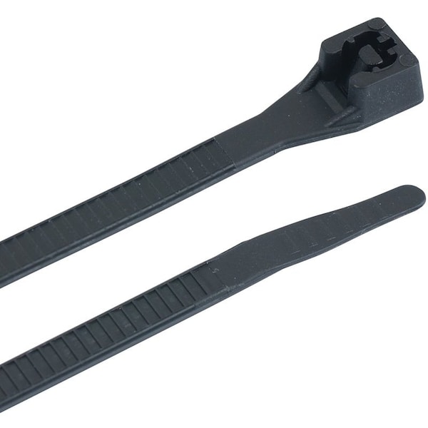 Gardner Bender Cable Tie, 15 in L, 4 in Max Bundle Dia., Black, Nylon 6/6, 120 lb Strength 45-515UVB - main