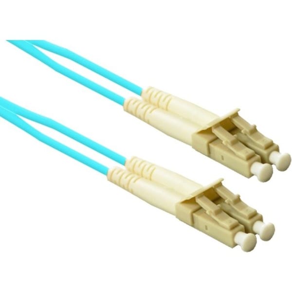 Enet LC/LC 10GB AQUA 50/125 DUPLEX MULTIMODE FIBER CABLE-13 METER - RETURN FOR D LC2-10G-13M-ENC - main