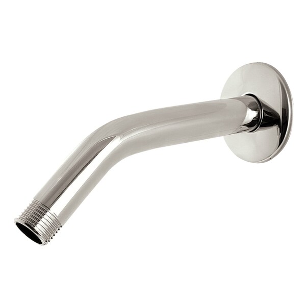 Kingston Brass 8" Shower Arm with Round Flange, Polished Nickel K208M6 - main