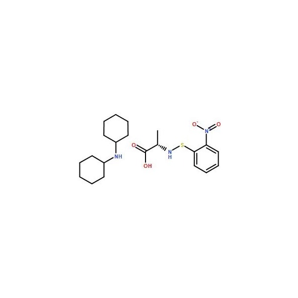 Ak Scientific N-2-Nitrophenylsulfenyl-L-alanine dicyclohexylammonium salt (1g), CAS 7675-46-9 8470AL-1g - main